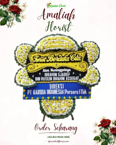 Papan Bunga Duka di Argatawang
